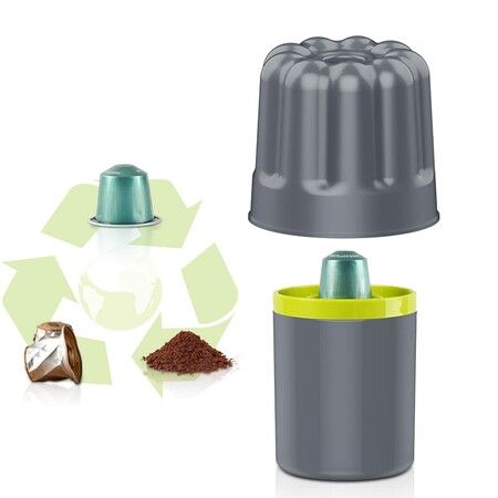 Aluminium Coffee Capsule Recycler Box Small Size Coffee Capsule Recycling Bucket Tool