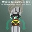 Aluminium Coffee Capsule Recycler Box Small Size Coffee Capsule Recycling Bucket Tool