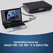 USB Video Capture Card Device, Audio Video Converter Grabber for RCA to USB-Convert VHS Mini DV VCR Hi8 DVD to Digital