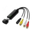 USB Video Capture Card Device, Audio Video Converter Grabber for RCA to USB-Convert VHS Mini DV VCR Hi8 DVD to Digital