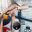 Smart Watch Fitness Tracker Answer Make Call Women Android iOS Smartwatch Waterproof 1.32 Inch HD Touch Screen Voice Control Purple