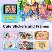 Instant Print Camera 1080P HD Ink Instant Photo - Christmas Birthday Gifts for Girls Boys Age 3-8 - Portable Kids Toy