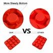 12 Cups Silicone Muffin Pan - Nonstick Cupcake Pan 2 Pack Regular Size Silicone Mold