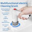 Electric Spin Scrubber Spofan Cordless Cleaning Brush with Replaceable Brush Heads and Rotating Speed Portable Shower Scrubber for Kitchen Tub Floor Car