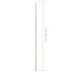 Telescopic Tent Poles with Length of 170-255 cm 2 pcs Galvanised Steel