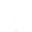 Awning Post Set White 450x245 cm Iron