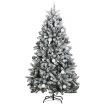 Artificial Hinged Christmas Tree 300 LEDs & Ball Set 180 cm