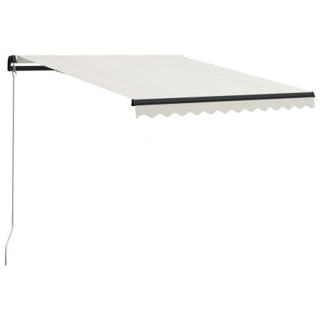 Manual Retractable Awning 300x250 cm Cream