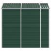Garden Shed Green 191x215x198 cm Galvanised Steel