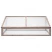 Greenhouse Grey 110x58.5x39 cm Fir Wood