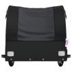Bike Trailer Black 45 kg Iron
