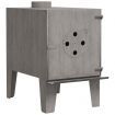 Camping Stove 35x50x55 cm Corten Steel