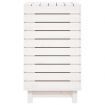 Laundry Basket White 88.5x44x76 cm Solid Wood Pine