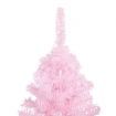 Artificial Pre-lit Christmas Tree with Ball Set Pink 240 cm PVC