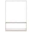 Clothes Rack with Shoe Storage White 113x40x157.5 cm Solid Wood Pine