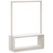 Clothes Rack with Shoe Storage White 113x40x157.5 cm Solid Wood Pine