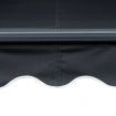 Manual Retractable Awning with LED 450x300 cm Anthracite