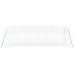 Greenhouse with Steel Frame White 18 m² 6x3x2 m