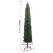 Slim Christmas Tree with Stand 300 cm PVC