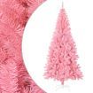 Artificial Christmas Tree with Stand Pink 240 cm PVC