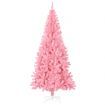 Artificial Christmas Tree with Stand Pink 240 cm PVC