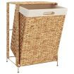 Laundry Basket 44x34x64 cm Water Hyacinth