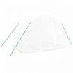 Greenhouse with Steel Frame White 6 m² 3x2x2 m