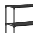 3-Tier Storage Rack over Toilet Black 53x28x169 cm