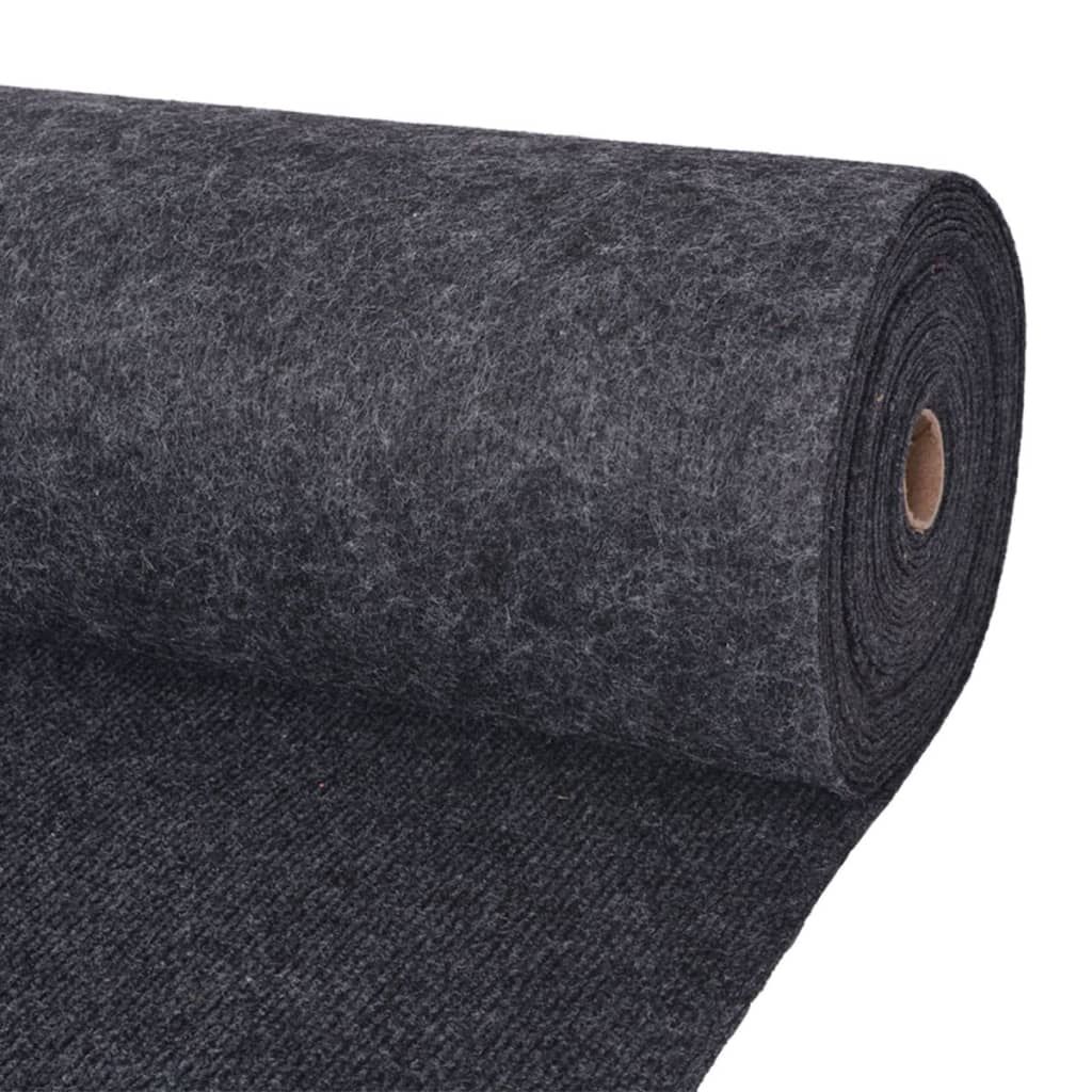 Exhibition Carpet Rib 1.2x10 m Anthracite