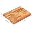 Chopping Board 40x30x4 cm Solid Acacia Wood