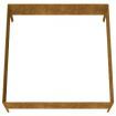 Garden Raised Bed 100x100x41 cm Corten Steel