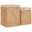 Laundry Baskets 2 pcs Water Hyacinth