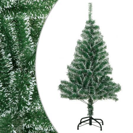 Artificial Christmas Tree with Flocked Snow Green 120 cm