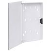 Key Box with Magnetic Board White 30x20x5.5 cm