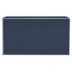 Wall-mounted Garden Shed Anthracite 118x288x178 cm Steel