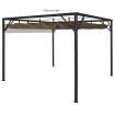 Garden Gazebo with Retractable Roof 3x3 m Taupe 180 g/m²