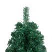 Artificial Half Pre-lit Christmas Tree with Stand Green 180 cm PVC