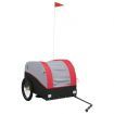 Bike Trailer Black and Red 45 kg Iron