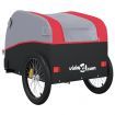 Bike Trailer Black and Red 45 kg Iron