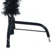 Artificial Half Christmas Tree with Stand Black 150 cm PVC