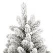 Artificial Hinged Christmas Tree with Flocked Snow 180 cm