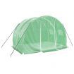 Greenhouse with Steel Frame Green 6 m² 3x2x2 m