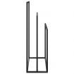 Freestanding Towel Rack Black 48x24x79 cm Iron