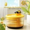 Honeybee Wireless Cat Water Fountain, USB Recharegeable Water Fountain Battery Operated 2.2L