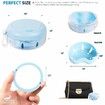 Retainer Case, Retainer Cleaner Case, Definitely No Leak Denture Case Denture Bath Box for Traveling Perfectly (Blue)