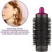 Round Volume Brush for Dyson for Airwrap Styler Attachment Part with Adapter for Dyson Hair Dryer Converting to Curling Iron Styler