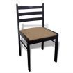 Dining Chairs 6 pcs Brown Solid Wood and Velvet