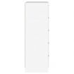 Drawer Cabinet White 60x36x103 cm Engineered Wood
