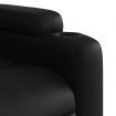 Massage Recliner Chair Black Faux Leather