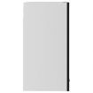 Hanging Glass Cabinet Black 60x31x60 cm Engineered Wood